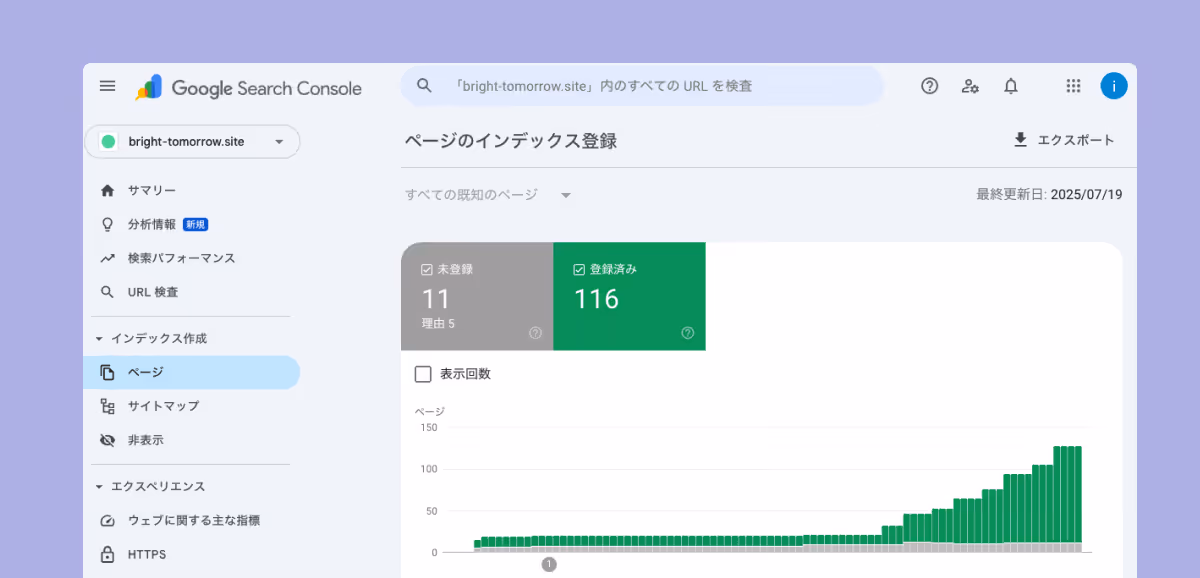 Google サーチコンソール